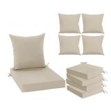 New Outdoor Chair Cushions Set of 4, Waterproof