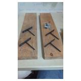 2 New Floating Shelves Rustic Wood Wall Shelf