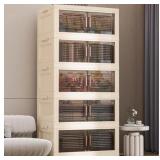 New  5 Stack Storage Bins with Lid, 115 Gal/450