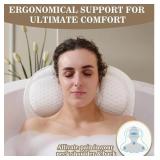 New Bath Pillow Luxury Bathtub Pillow, Extra Soft