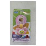 (New)  Big Bird Pacifier & Holder