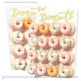 Wooden Donut Wall Display Stand, 2PCS Holder for
