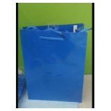 (12) New Medium Blue Gift Bags 9" tall x 7" wide