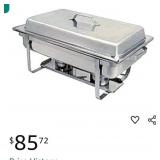 Full Size Chaffing Pan 8 Qt Stainless steel