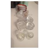 2 Indv. Creamers, Salts, Nut Dishes, S& P on Tray