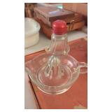 Vintage Glass Nutmeg Grinder & Juicer