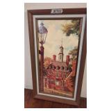 Vintage Mid Century Williamsburg Print By