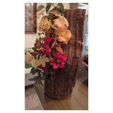 Tree Bark Flower Arrangement   you can Change the
