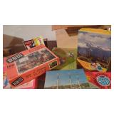 Vintage Puzzles & Coloring Books