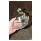 Duncan Miller Glass Swan Dish        No Damage