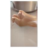 vVntage Alabaster Stone Bird Figurine,Letter