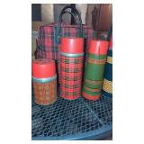 4 Vintage Thermos