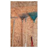 Rakes & shovel