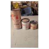 Vintage Red Devil Cans