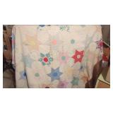 Vintage"Cutter" Quilt.  Has Damage