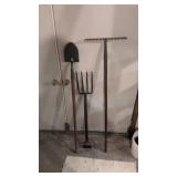 Shovel,Rake, & Pitchfork