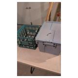 (2) Plastic Storage Containers