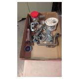 Box of Plumbing supplies