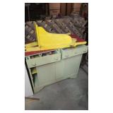 Primitive Red & Green cabinet  & yellow garden