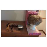 Contents on top of Chest. Wig Box Shoe