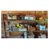 Garage Shelf & Contents