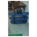 Blue Shelf Unit  With Gang Plug & Radio