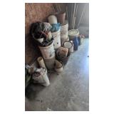 Group of buckets & misc items