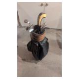 Golf Bag with Titleist Golf Clubs & King Cobra