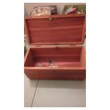 Vintage Small Lane Cedar Chest + Golf Balls