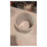 Crock.   7.5" tall x 7.5" round