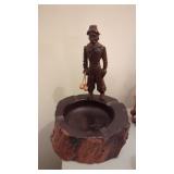 Hand Carved Gaucho Ashtray