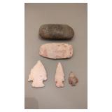 Artifact Lot.  5 PCs. From Estate
