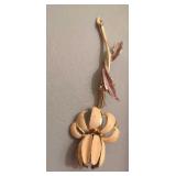 CORO Signed Long Stem Cream Flower Large Faux