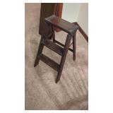 2 Step Vitage  Wood Step Ladder