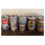 (5) Beer & Soda Cans