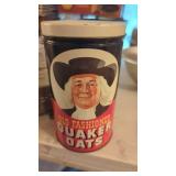 Metal Quaker Oats Tin 1982
