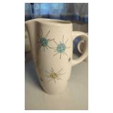 MCM Franciscan Starburst Atomic 32oz  Pitcher