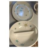 MCM 2 PCs Franciscan Starburst Atomic. 15"