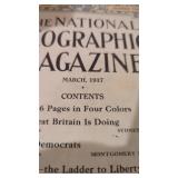 1917-1939 National Geographic Magazines. (8)