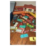 Lot of Matchbox Cars,Trucks, Etc. Matchbox Case