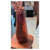 17" Tall Handblown Vase