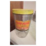 Vintage Golden Nugget Peanut Butter Jar... Great
