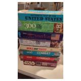 Group of Jigsaw Puzzles, Star wars, Combat, &