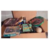 Large Box of Vintage Puzzles & Board Games