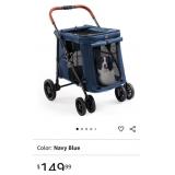 New 4 Wheels Pet Stroller for Small/Medium Dogs-