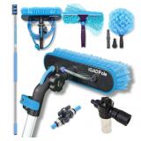 New 12ft IGADPole Washing Kit: Water-fed Brush,