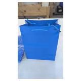 (12) New Medium Blue Gift Bags 9 Inch tall x 7