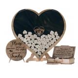 Wedding Guest Book Alternative, Drop Top Frame