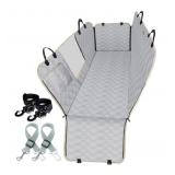 Dog Car Seat Covers for Back Seat 100% Waterproof