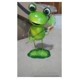 Frog on Spring with Flower, Wiggles With Spring
